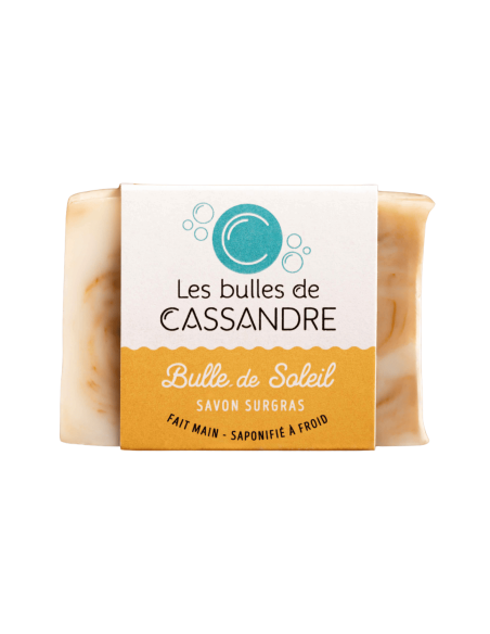 Savon bulle de soleil à l'argile jaune| Les bulles de Cassandre