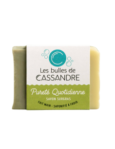 Savon pureté quotidienne à l'argile verte| Les bulles de Cassandre