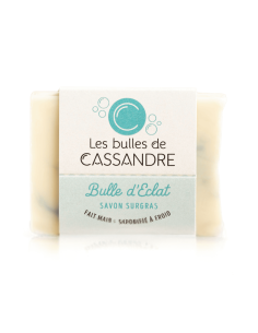 Savon bulle d'éclat à l'argile bleue| Les bulles de Cassandre