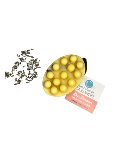 Savon artisanal 2en1 : Visage et Shampoing solide | Les Bulles de Cassandre
