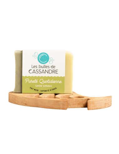 Savon pureté quotidienne à l'argile verte| Les bulles de Cassandre