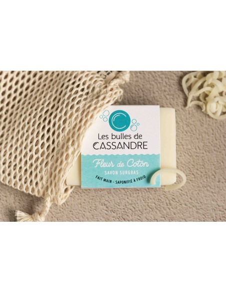 Savon fleur de coton| Les bulles de Cassandre