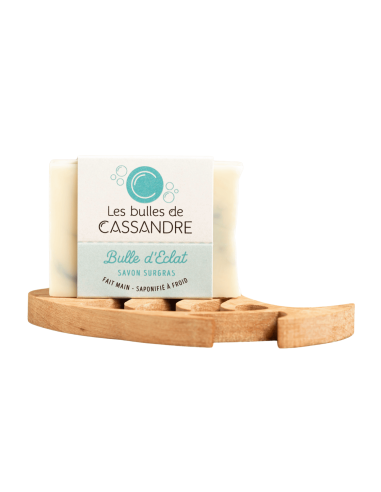 Savon bulle d'éclat à l'argile bleue| Les bulles de Cassandre